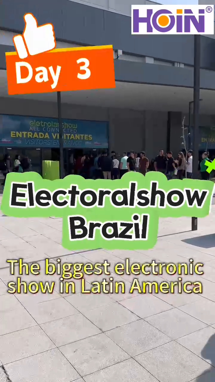 Day 3 Hoin Thermal Printer in Brazil Electronic Show Exhibition | HOIN