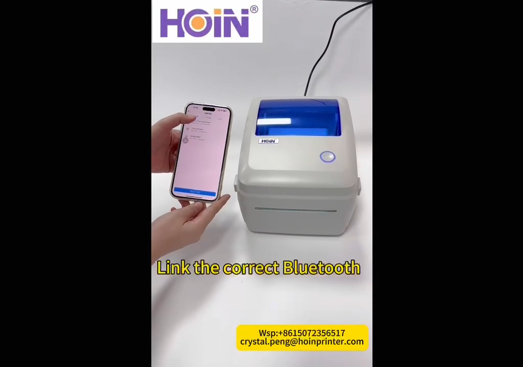  পাইকারি ৪ ইঞ্চি পেশাদার থার্মাল লেবেল প্রিন্টার ভালো দামে - HOIN 