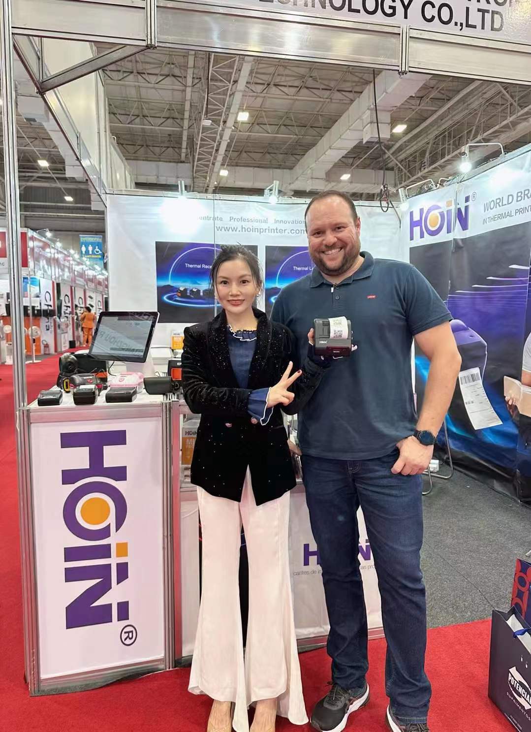 ২ ইঞ্চি মিনি হ্যান্ডহেল্ড ৫৮ মিমি মোবাইল রসিদ পোর্টেবল ওয়্যারলেস সস্তা বিল বারকোড থার্মাল প্রিন্টারl -E200 | HOIN 6