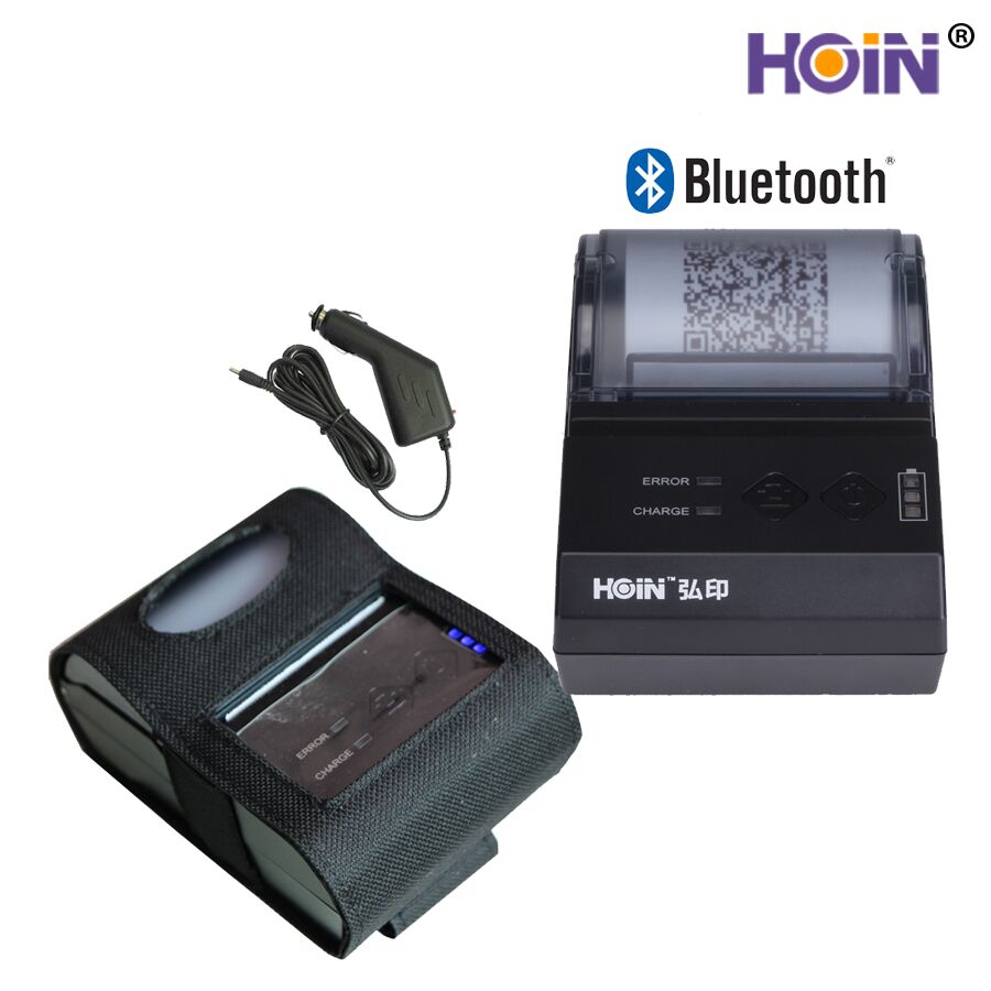 ২ ইঞ্চি মিনি হ্যান্ডহেল্ড ৫৮ মিমি মোবাইল রসিদ পোর্টেবল ওয়্যারলেস সস্তা বিল বারকোড থার্মাল প্রিন্টারl -E200 | HOIN 2