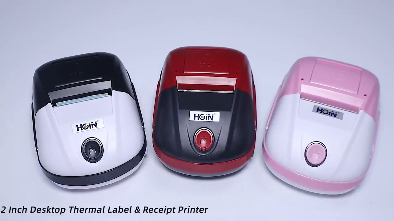 ৫৬ মিমি ২ ইঞ্চি মিনি পোর্টেবল হ্যান্ডহেল্ড থার্মাল শিপিং লেবেল ইউএসবি বিটি ওয়্যারলেস স্টিকার প্রিন্টার সুপারমার্কেট ব্যবসা সরবরাহকারী ও নির্মাতারা | HOIN
