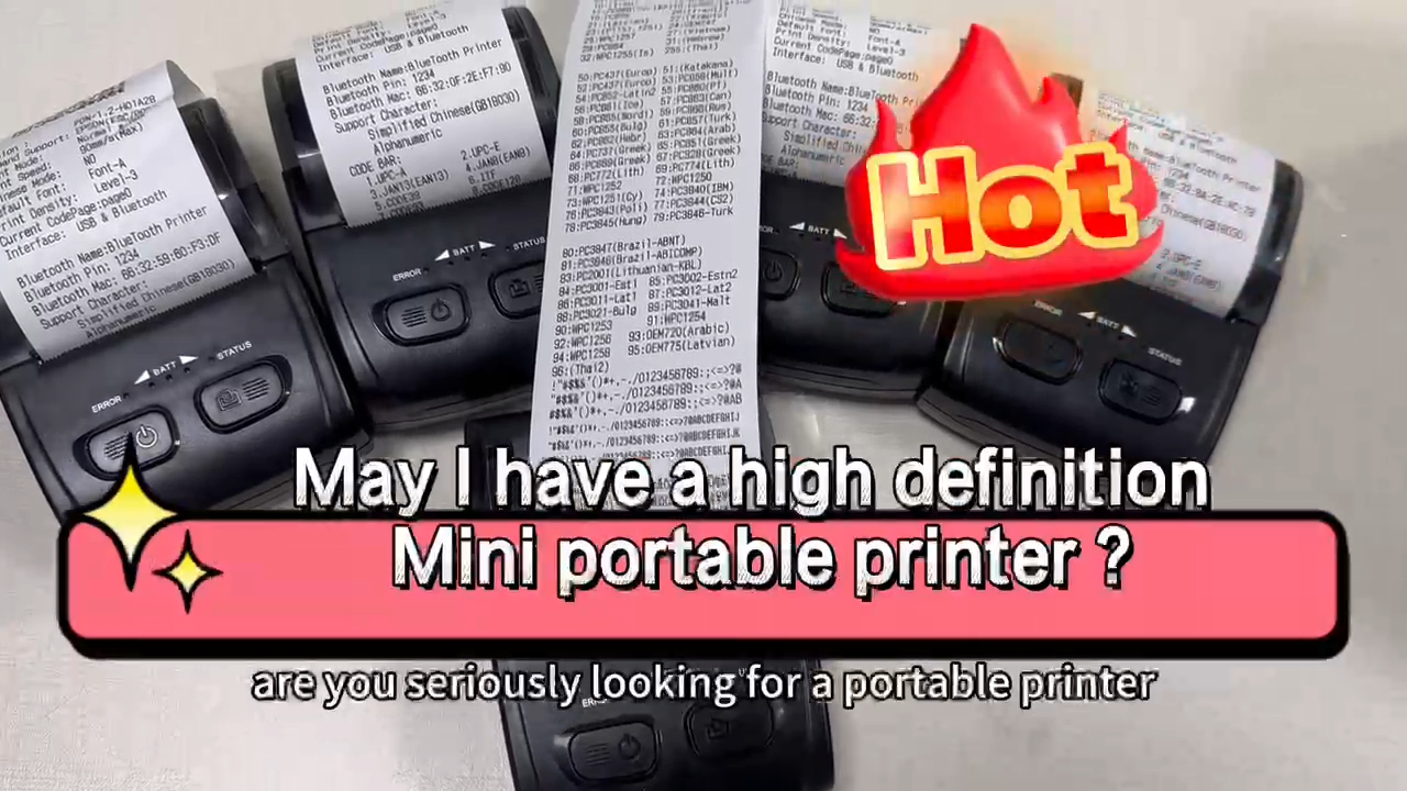  আপনি কি হাই ডেফিনিশন সহ একটি জনপ্রিয় পোর্টেবল প্রিন্টার খুঁজছেন? সরবরাহকারী এবং নির্মাতারা | HOIN
