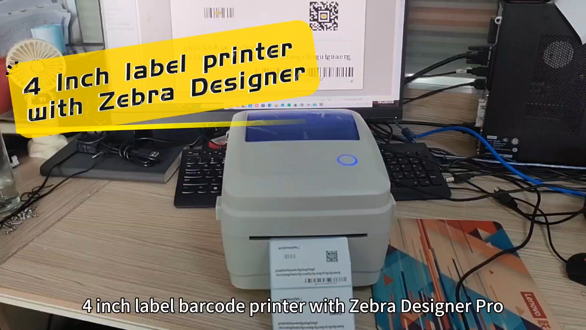  জেব্রা ডিজাইনার সরবরাহকারী ও নির্মাতাদের সাথে সামঞ্জস্যপূর্ণ ৪ ইঞ্চি থার্মাল লেবেল বারকোড প্রিন্টার | HOIN