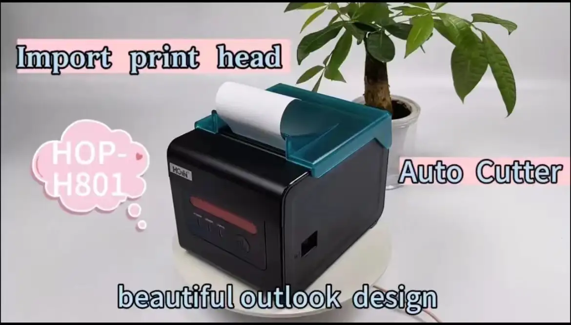 Impresora térmica de recibos con cortador automático de 80 mm de alta calidad al por mayor - Shenzhen Hoin Electronic Technology Co., Ltd. 1