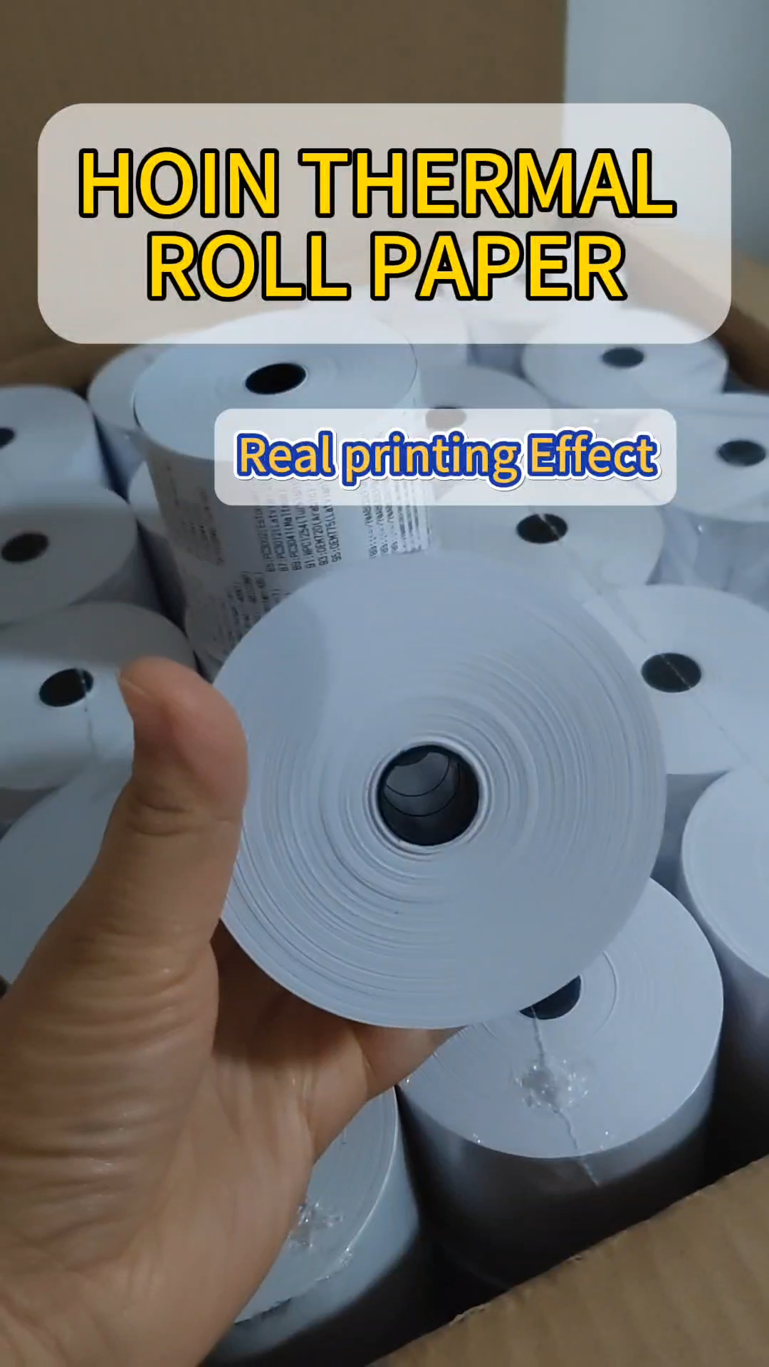  আসল মুদ্রণ প্রভাব সহ সেরা হোইন থার্মাল রোল পেপার--৫৮ মিমি এবং ৮০ মিমি থার্মাল পেপার সরবরাহকারী