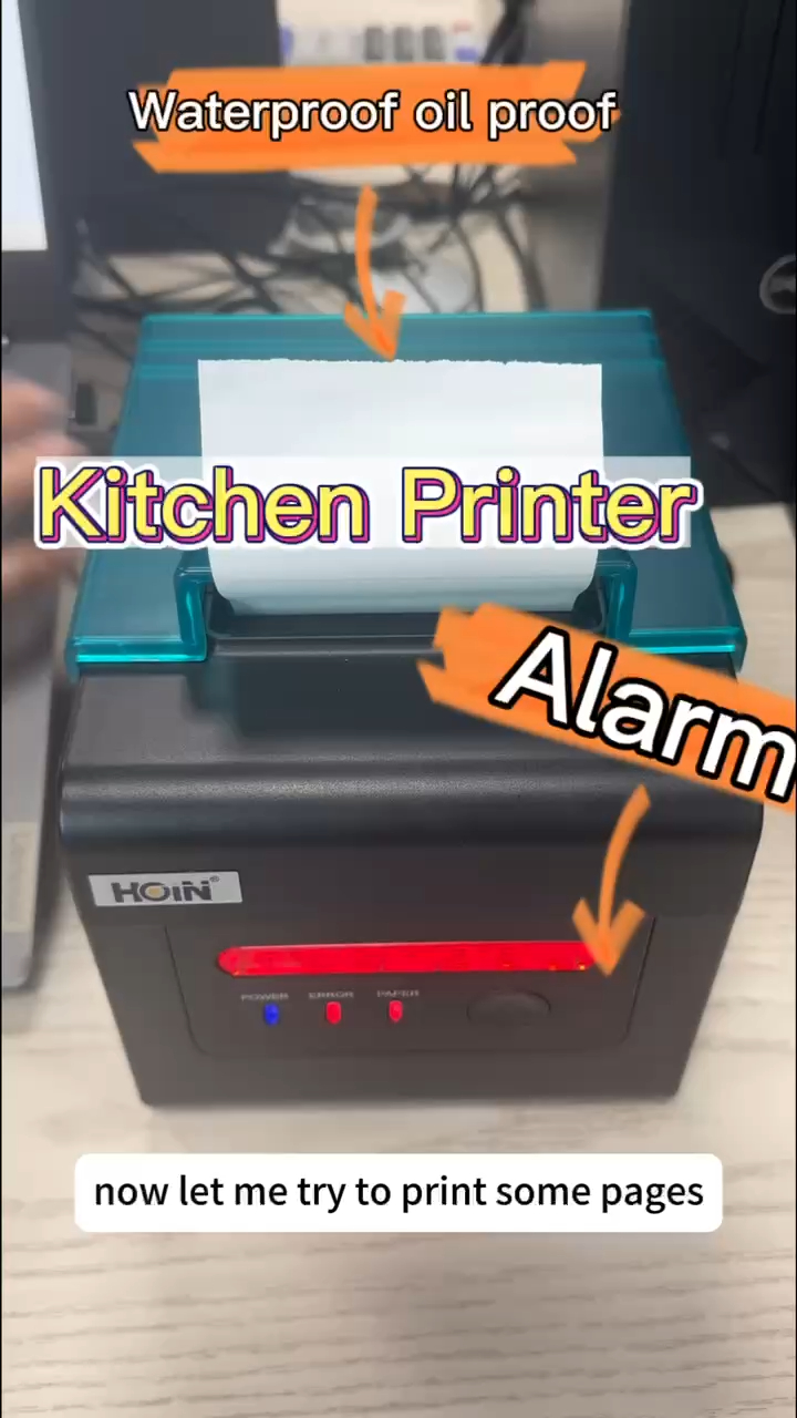  চীন রান্নাঘরের জন্য এটি এত উচ্চমানের থার্মাল প্রিন্টার কেন? নির্মাতারা - HOIN