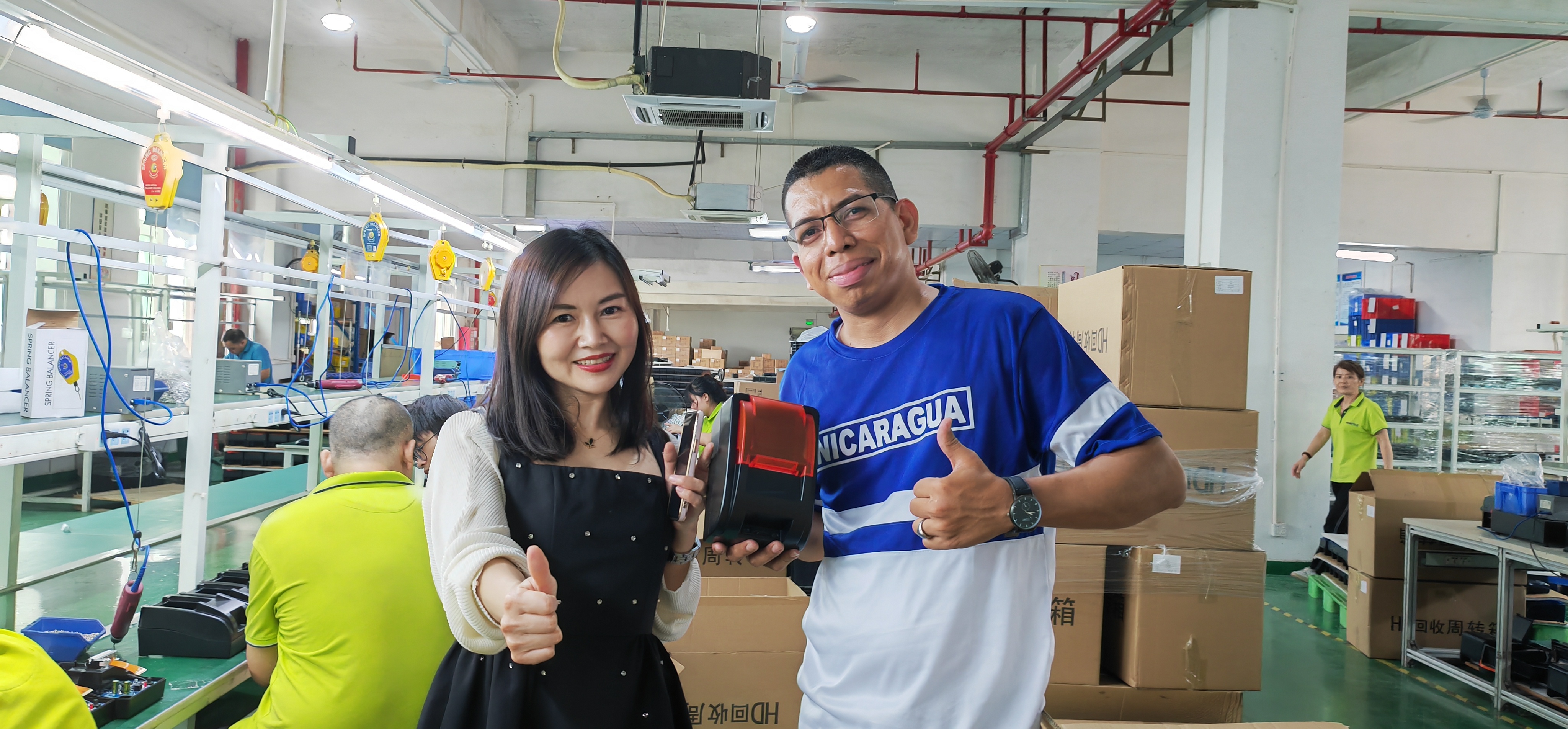 হোলা! Bienvenido a la fabrica de impresoras HOIN 2