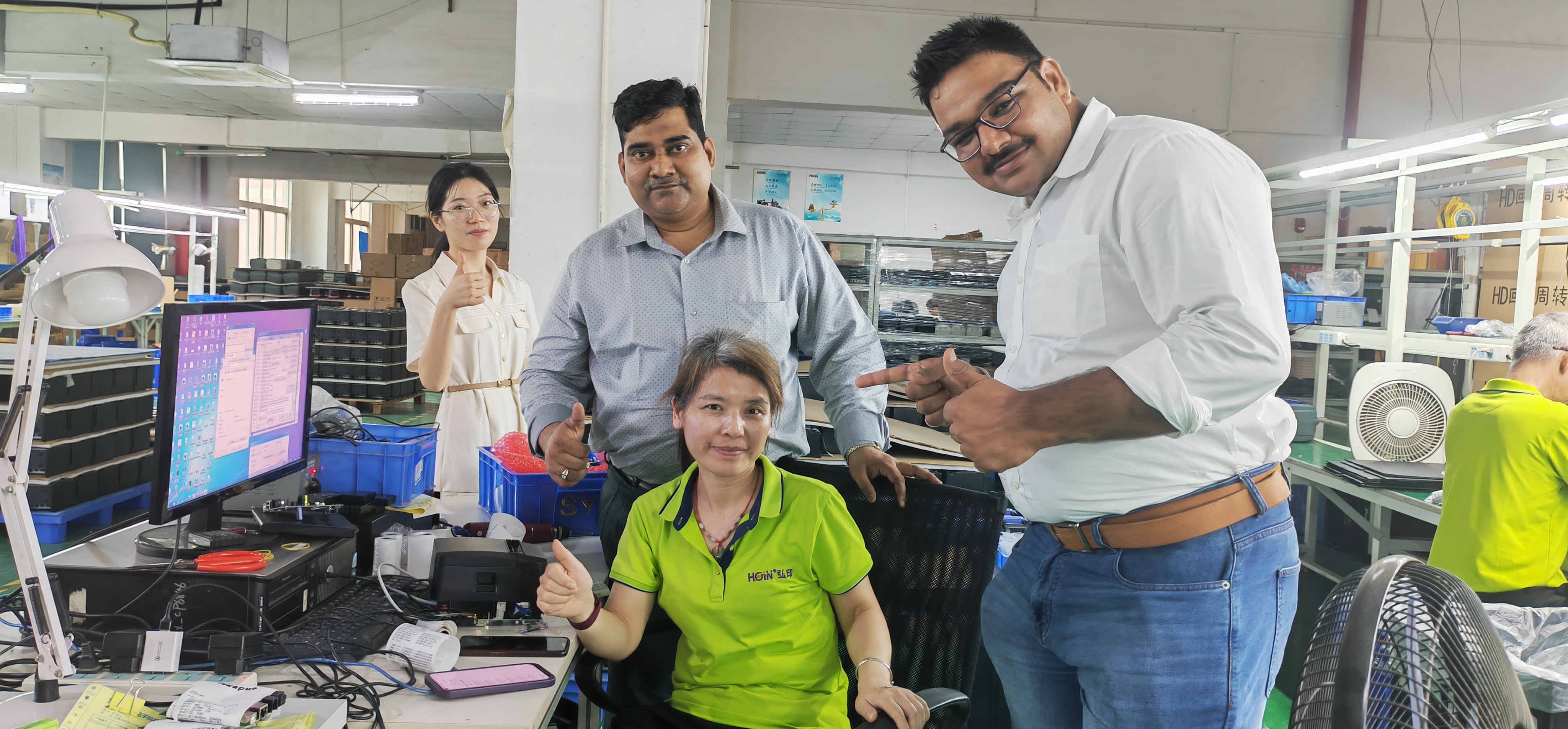 চীনে আসা POS হার্ডওয়্যার সলিউশন বিশেষজ্ঞদের বিশাল স্বাগত | HOIN 2