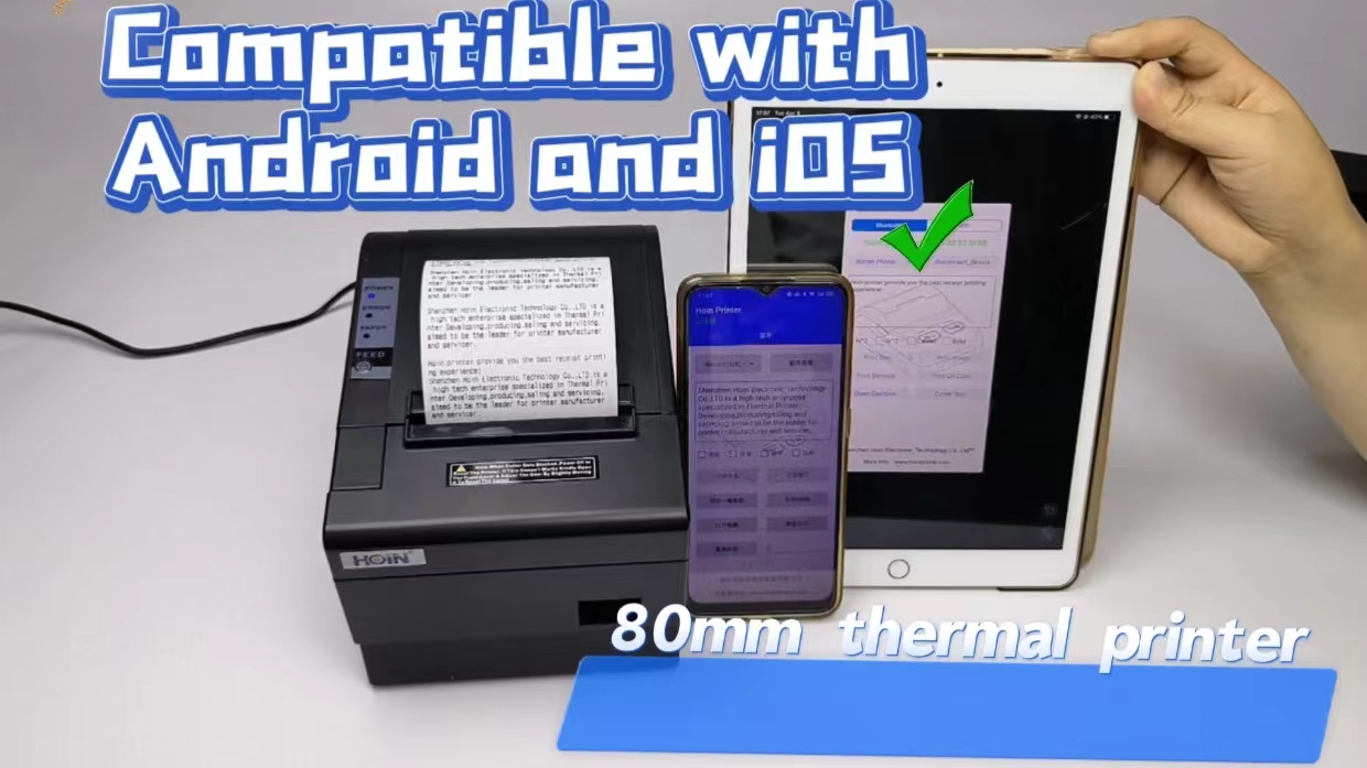 অ্যান্ড্রয়েড এবং আইওএসের সাথে সামঞ্জস্যপূর্ণ একটি প্রিন্টার কেনা মূল্যবান | HOIN HOP-E802 1