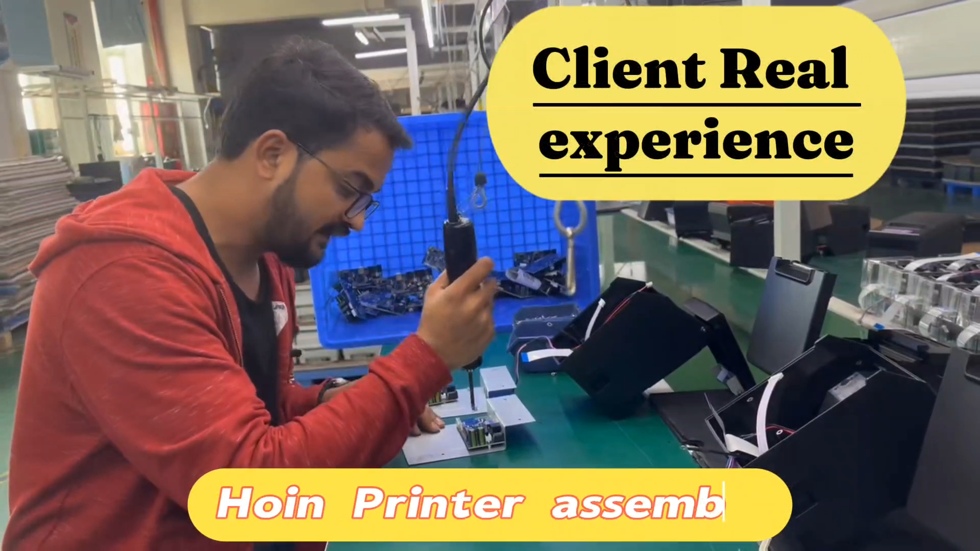 গ্রাহক হোইন কারখানা পরিদর্শন করুন এবং একটি ভালো প্রিন্টার সরবরাহকারী ও নির্মাতাদের কীভাবে করবেন তা অভিজ্ঞতা অর্জন করুন | HOIN1 1