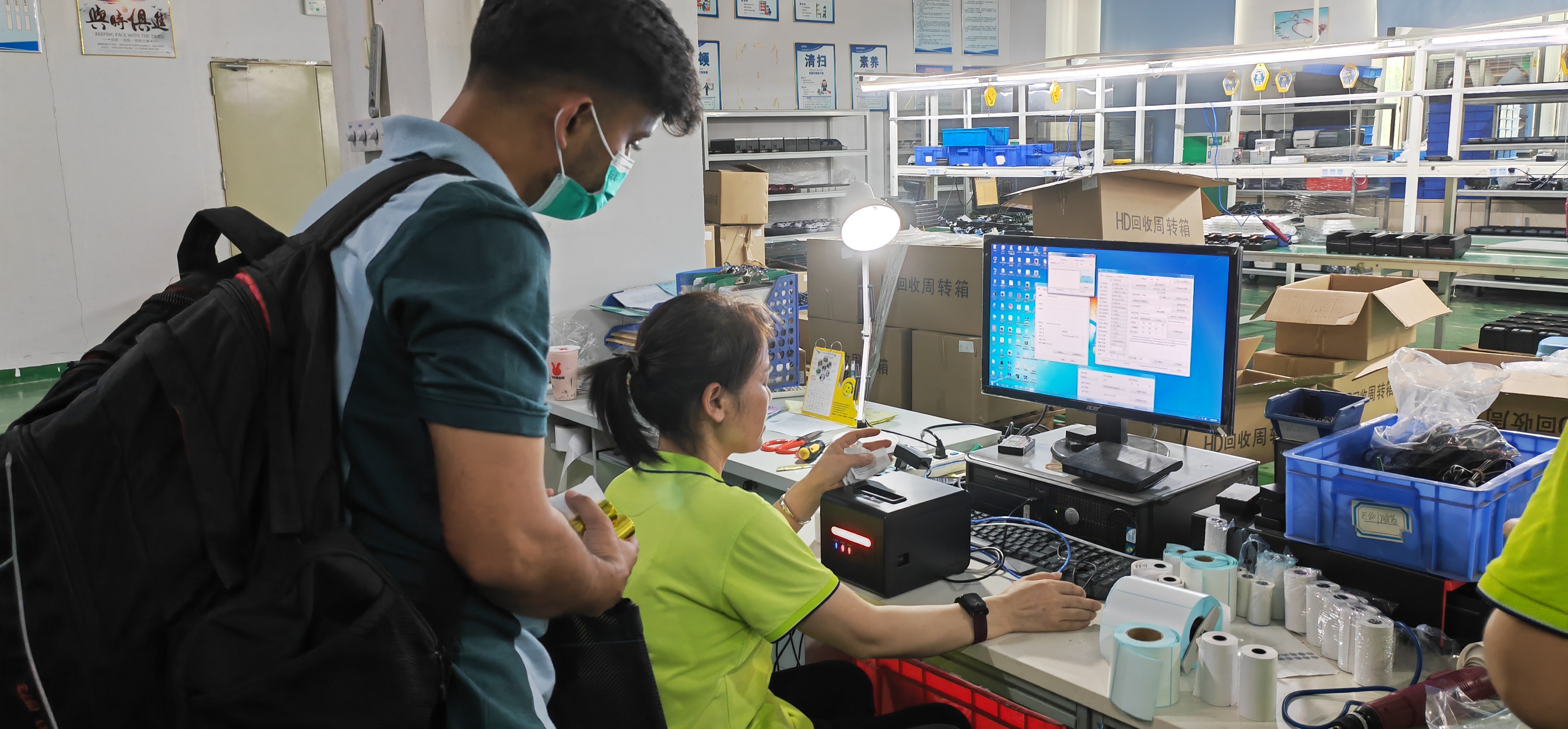 HOIN থার্মাল প্রিন্টার কারখানা কীভাবে প্রিন্টারের মান নিয়ন্ত্রণ করে? | HOIN 7