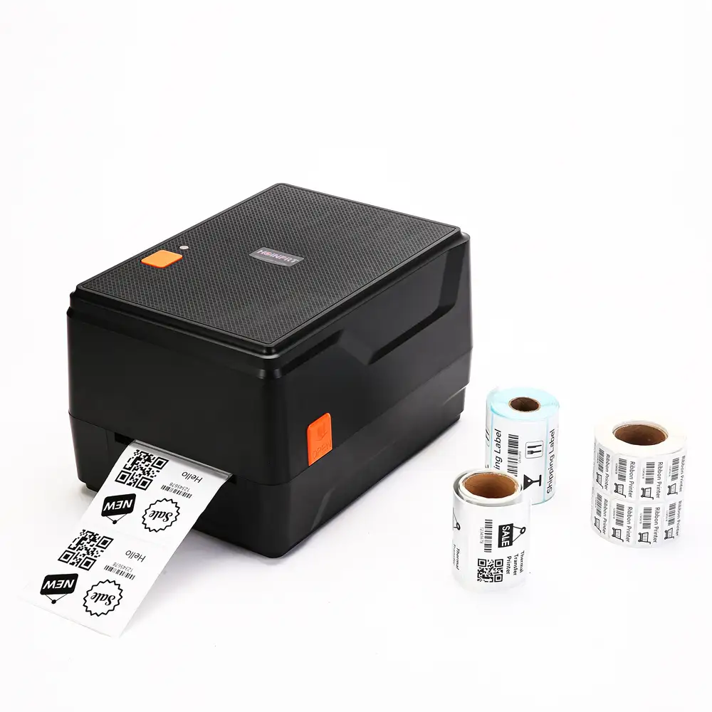 Heißer und neuer 4-Zoll-Thermotransfer-Etikettendrucker, Thermotransfer-Farbbanddrucker von Hoin 1