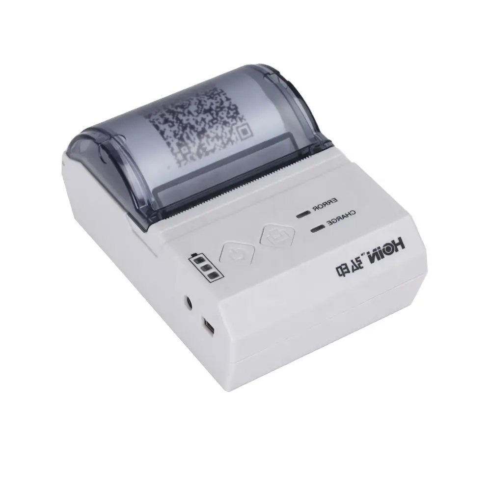 HOIN - Mini Mobile Portable Thermal Printer USB+WIFI thermal printer Hoin-E200 58mm portable thermal printer 1