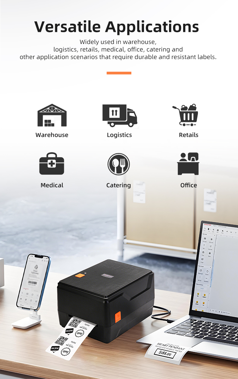 HOIN সরবরাহকারী ও নির্মাতাদের কাছ থেকে সিল্কের উপর প্রিন্ট করুন থার্মাল ট্রান্সফার লেবেল প্রিন্টার | HOIN 7