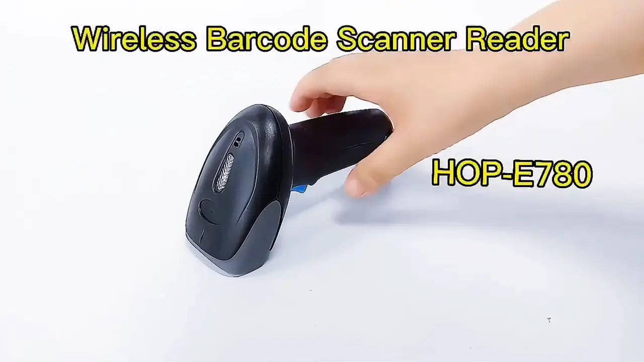 HOP-E780 laser wireless barcode scanner 1