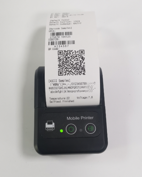 ৫৮ মিমি পোর্টেবল মিনি থার্মাল রসিদ প্রিন্টার 2