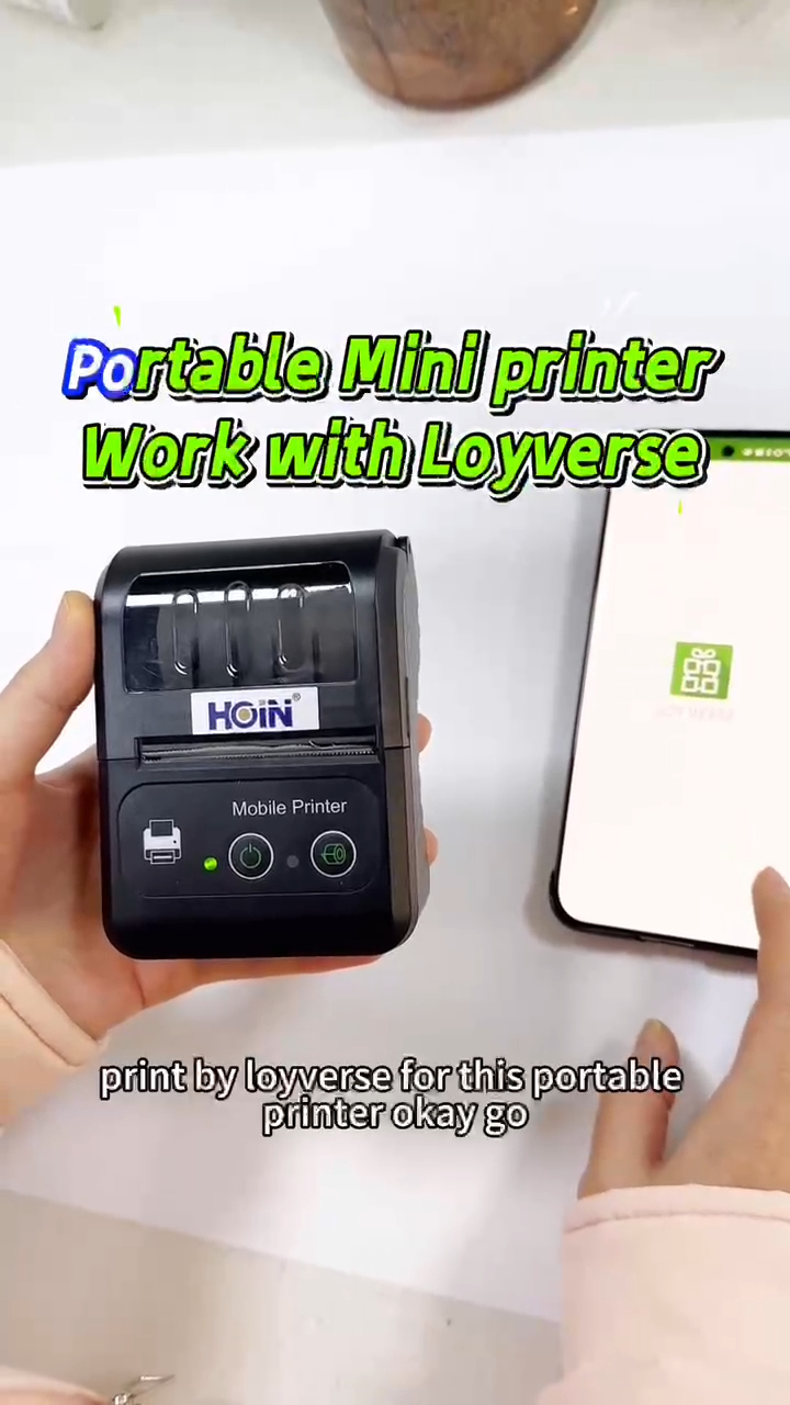 সফটওয়্যার সহ সেরা পোর্টেবল মিনি প্রিন্টার কারখানার মূল্য - HOIN