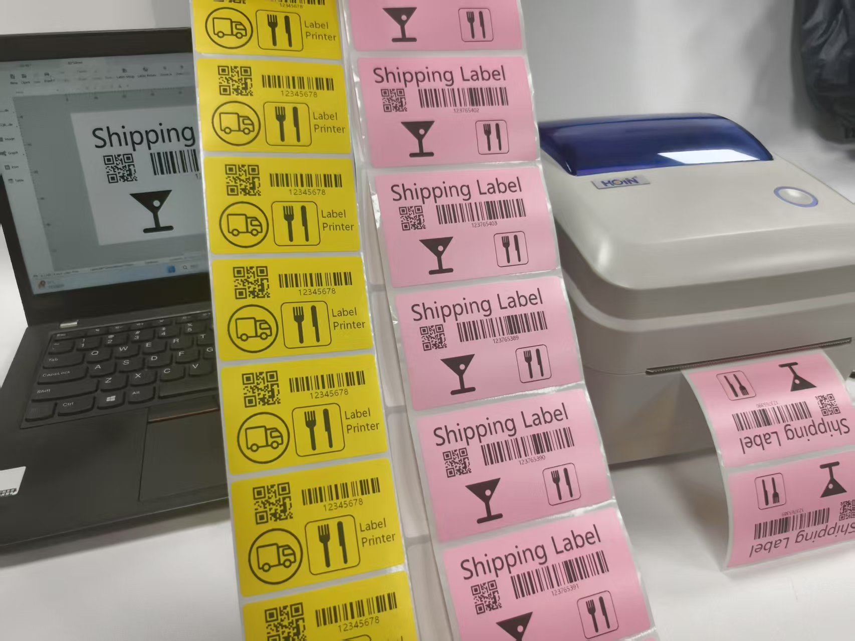 আপনি কি একটি নির্ভরযোগ্য লেবেল প্রিন্টিং সমাধান খুঁজছেন? HOIN এর HQ480B থার্মাল লেবেল প্রিন্টারটি উপস্থাপন করছি! 2