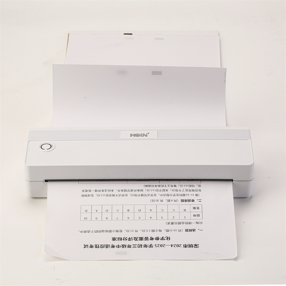 Hoin উচ্চ মানের A42 নতুন এবং গরম তাপীয় A4 প্রিন্টার শিক্ষার্থীদের পাঠ্য পরীক্ষার মুদ্রণের জন্য বিনামূল্যে অ্যাপ্লিকেশন সহ 3