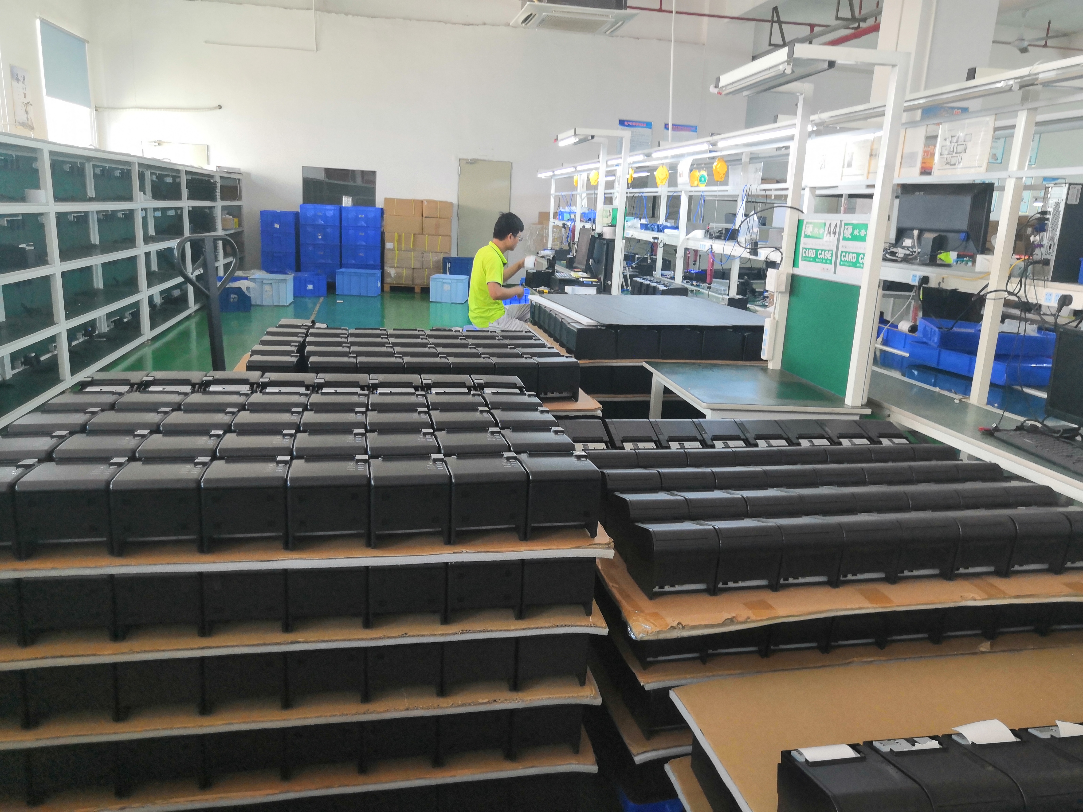 উচ্চ মানের হোইন বিল প্রিন্টারের জন্য 80 মিমি থার্মাল রসিদ প্রিন্টার এজিং টেস্টিং লাইন 2