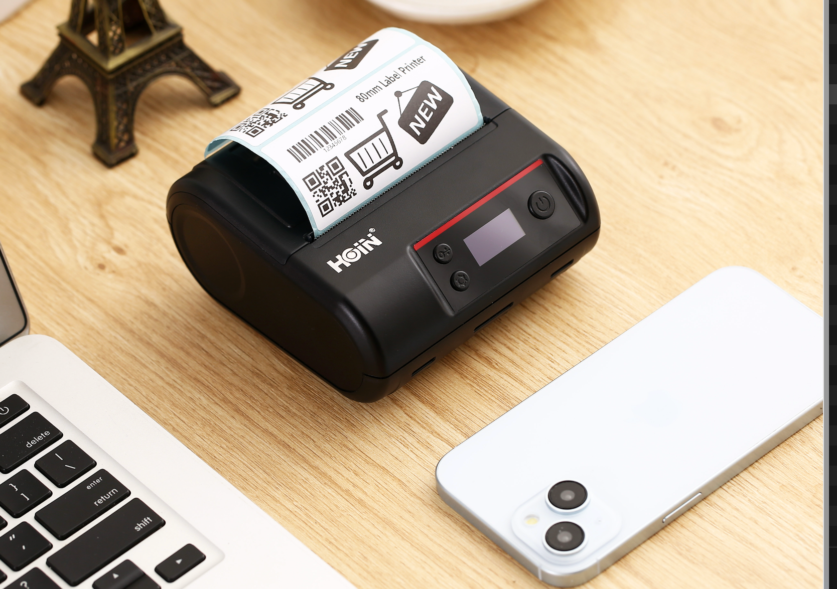 HQ300 80mm পোর্টেবল প্রিন্টার বক্সে কী কী অন্তর্ভুক্ত রয়েছে? কারখানা 1