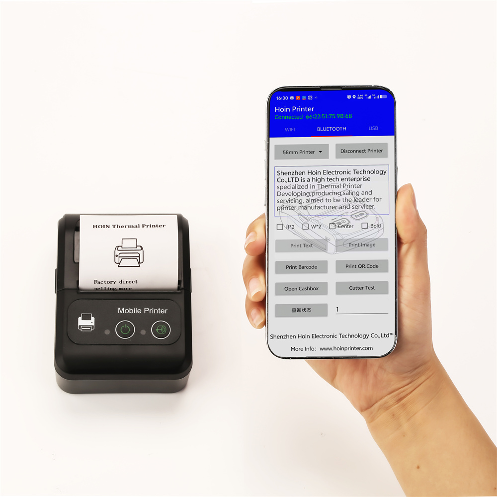 পেশাদার ৫৮ মিমি পোর্টেবল থার্মাল প্রিন্টার নির্মাতারা 2