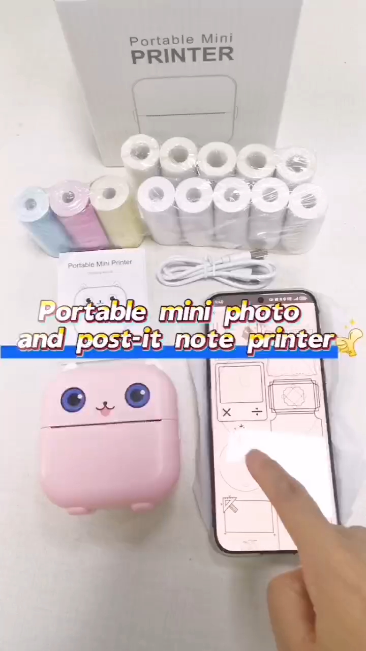 সেরা মানের পোর্টেবল মিনি থার্মাল ফটো প্রিন্টার কারখানা