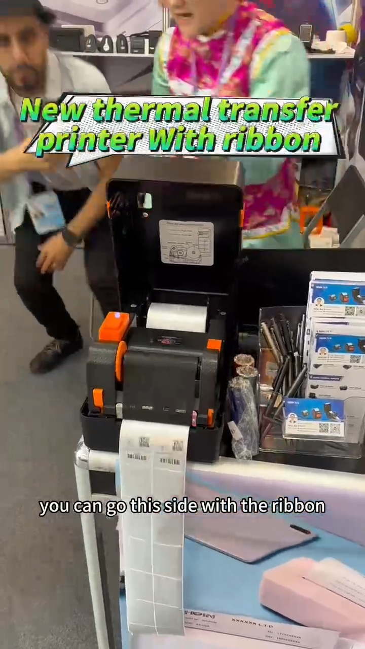  ৪ ইঞ্চি থার্মাল ট্রান্সফার প্রিন্টারে রিবন সহ প্রিন্ট লেবেল HOIN এর ভূমিকা