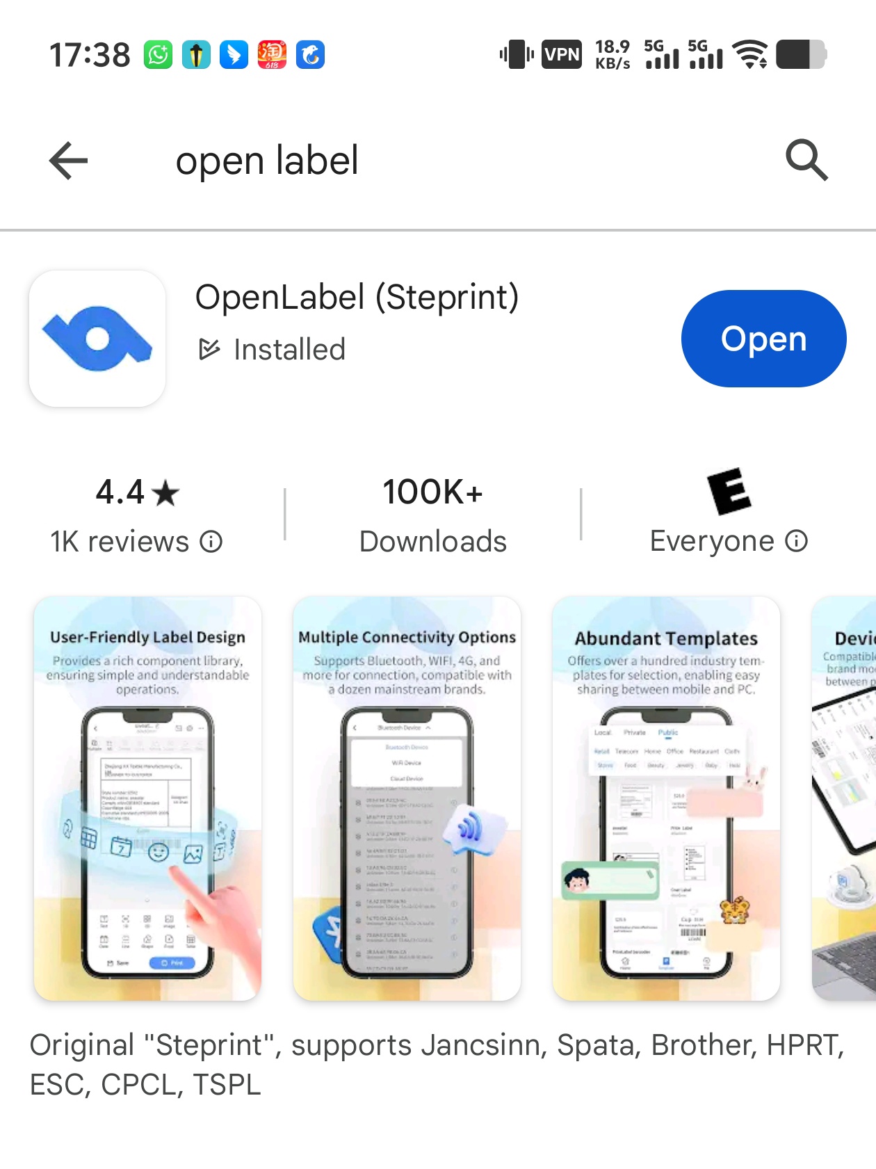 কোন লেবেল অ্যাপ্লিকেশনটি হোইন লেবেল বারকোড প্রিন্টারের সাথে সামঞ্জস্যপূর্ণ? 4