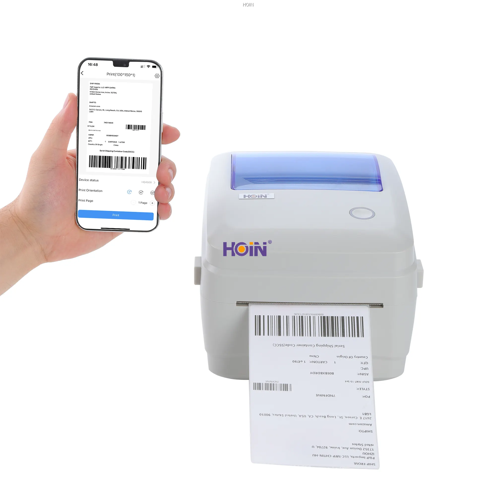 High-quality 4 inch thermal printer Supply | HOIN 1