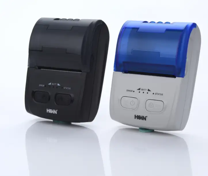 HOIN - Mini imprimante portable USB BT à charge rapide BIS pour imprimante indienne HOP-H200 Imprimante thermique portable 58 mm 1