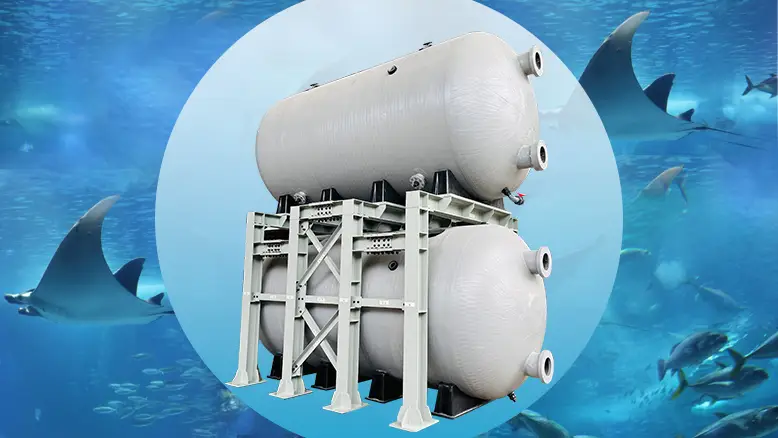 Poolking Horizontal Sand Filter From 1200~3000mm For Olympic Pools 1