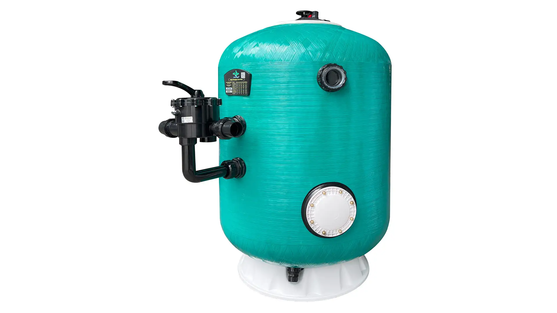 Poolking Deep Bed Sand Filter With Valve From 800~1200mm For Commercial Pools 1