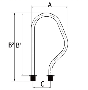 Поручень выхода серии PK1 3