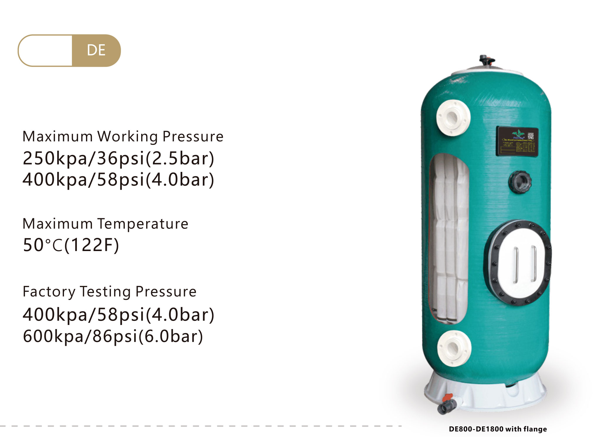 Effective Commercial Diatomaceous Filter From 800~1800mm 3
