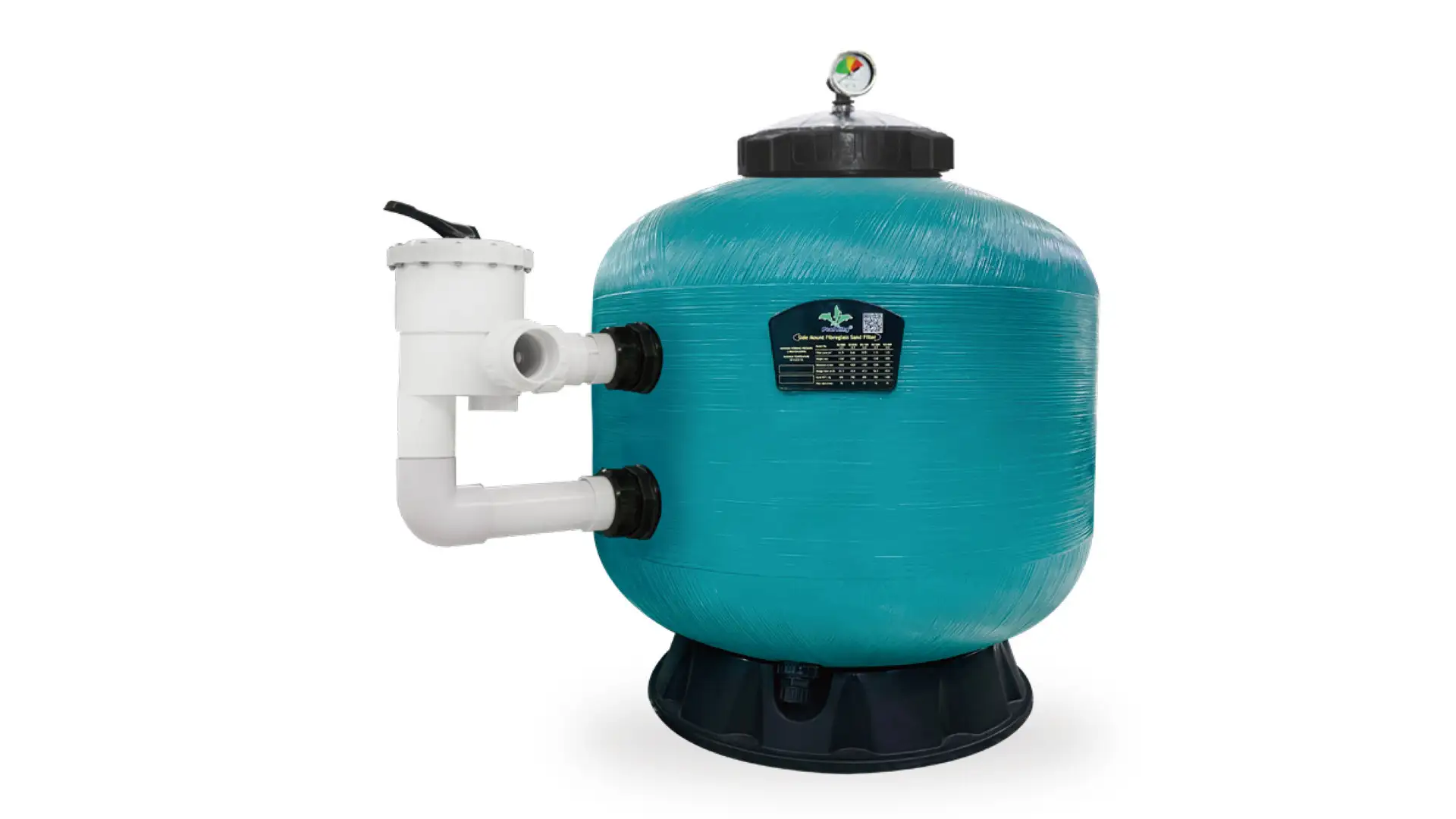 Poolking Fiberglass Sidemount Sand Filter With 2.5 Valve From 1000~1400mm For Semi-commercial Pools 1