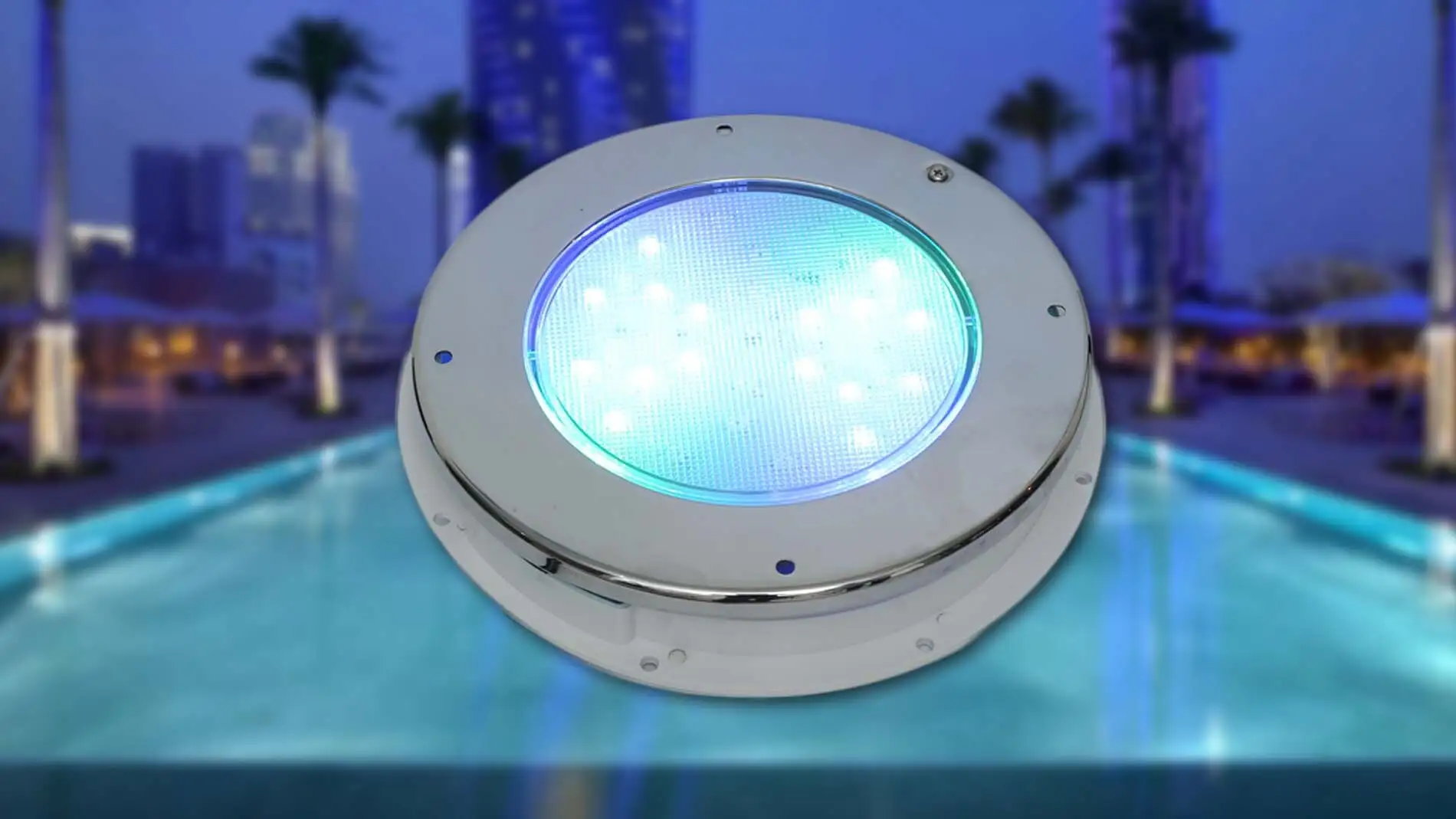 Luci subacquee con alloggiamento SS304 da 256 mm della serie TLN 1
