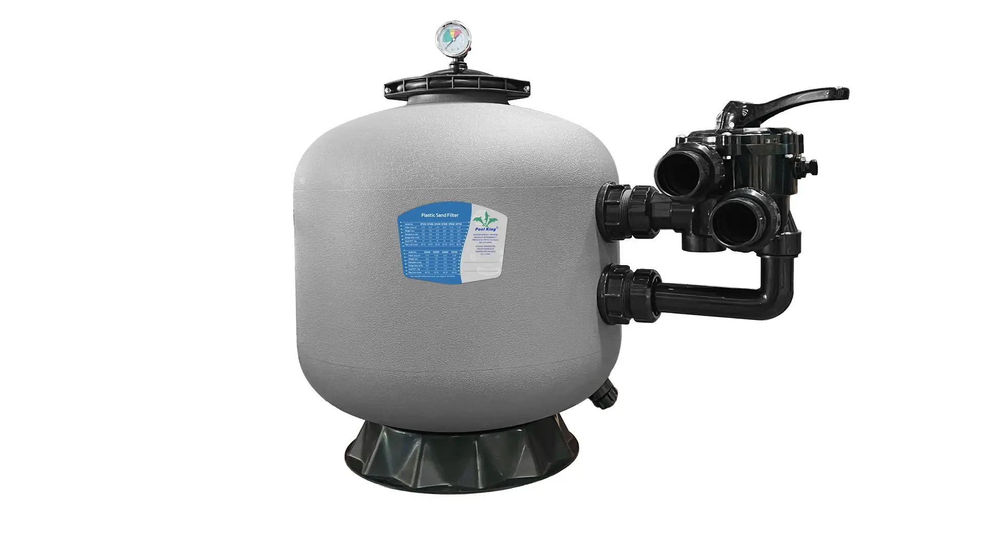 Filtro a sabbia laterale in plastica economico da 350~700 mm per piscine per bambini 1