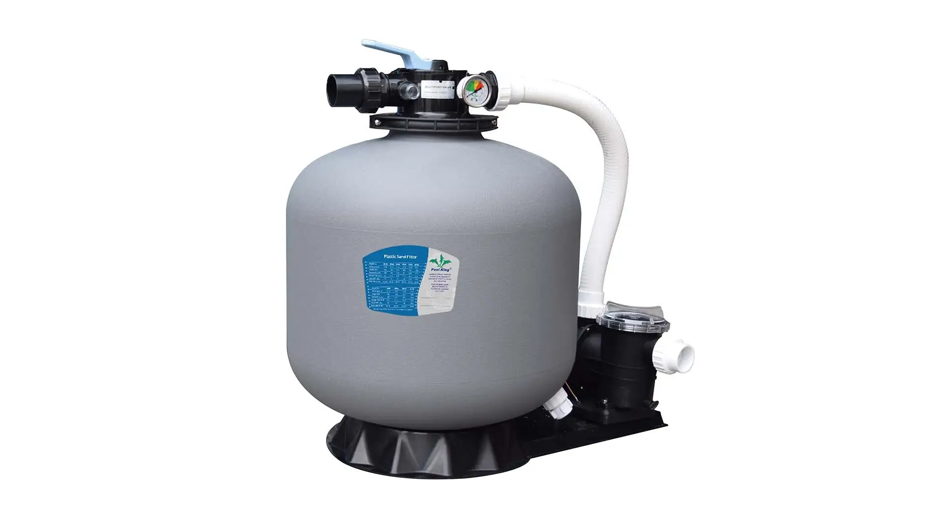 Filtro in plastica con sistema di pompaggio con valvola a 4 vie da 350~700 mm per piscine familiari 1