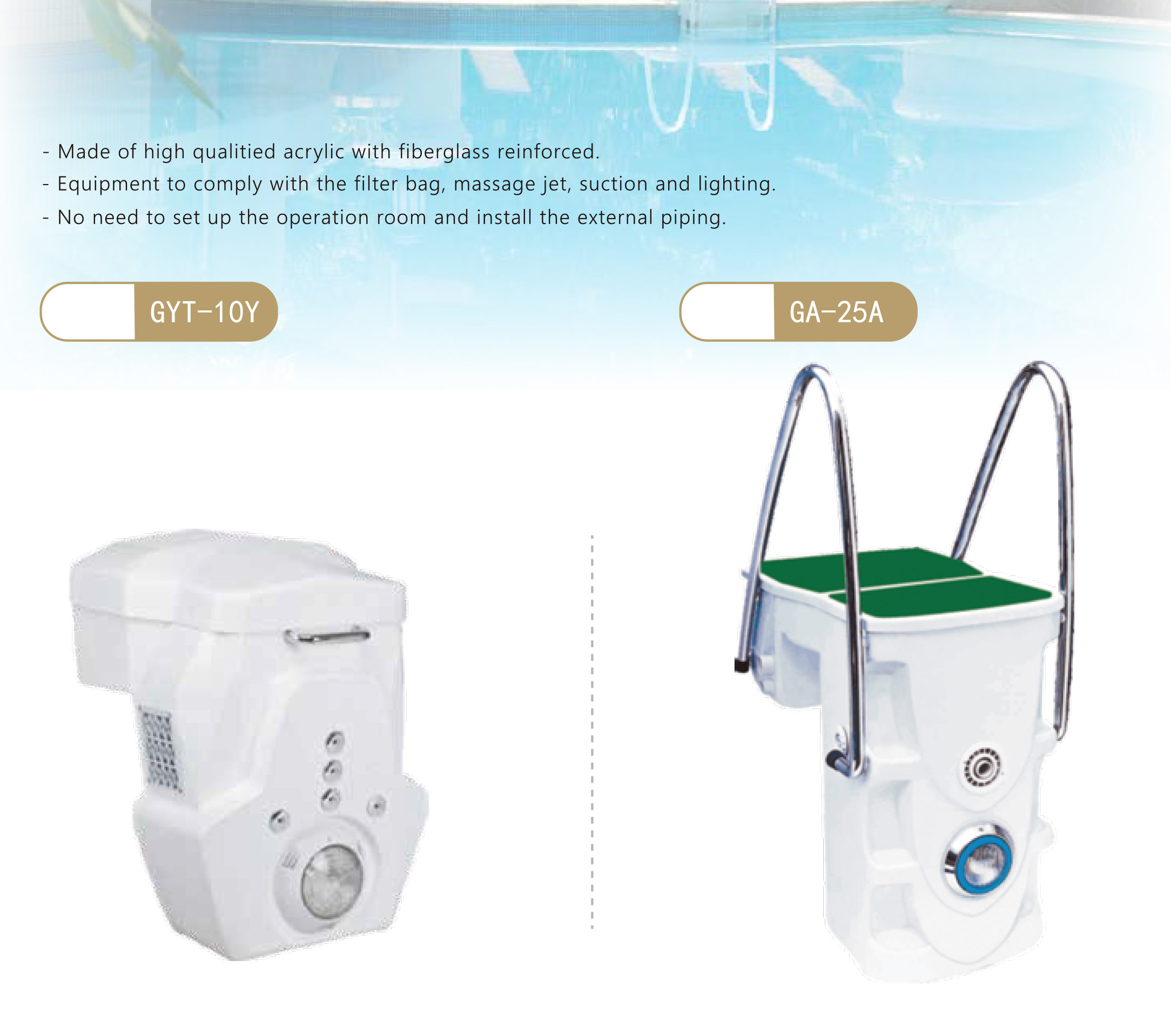 Acrylic With Fiberglass Filtration System With Filter Bag 2