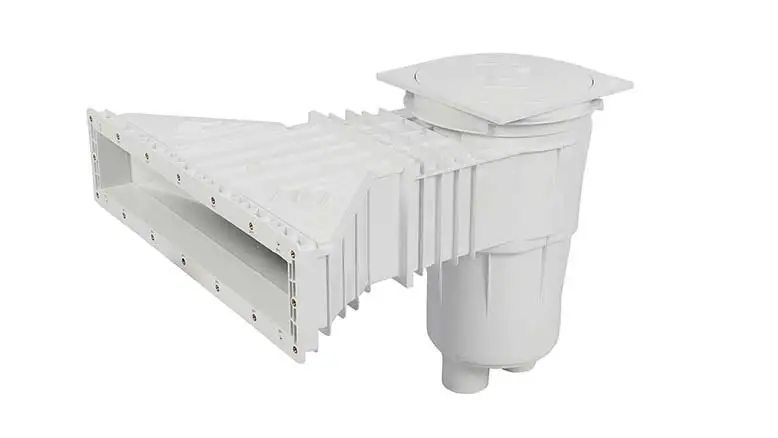 Wide Mouth Skimmer With Extended Throat For Concrete Pool 1