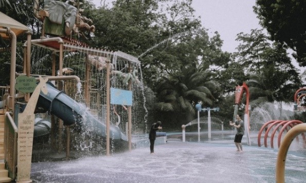 Filtres à sable horizontaux Poolking au zoo de Singapour 1