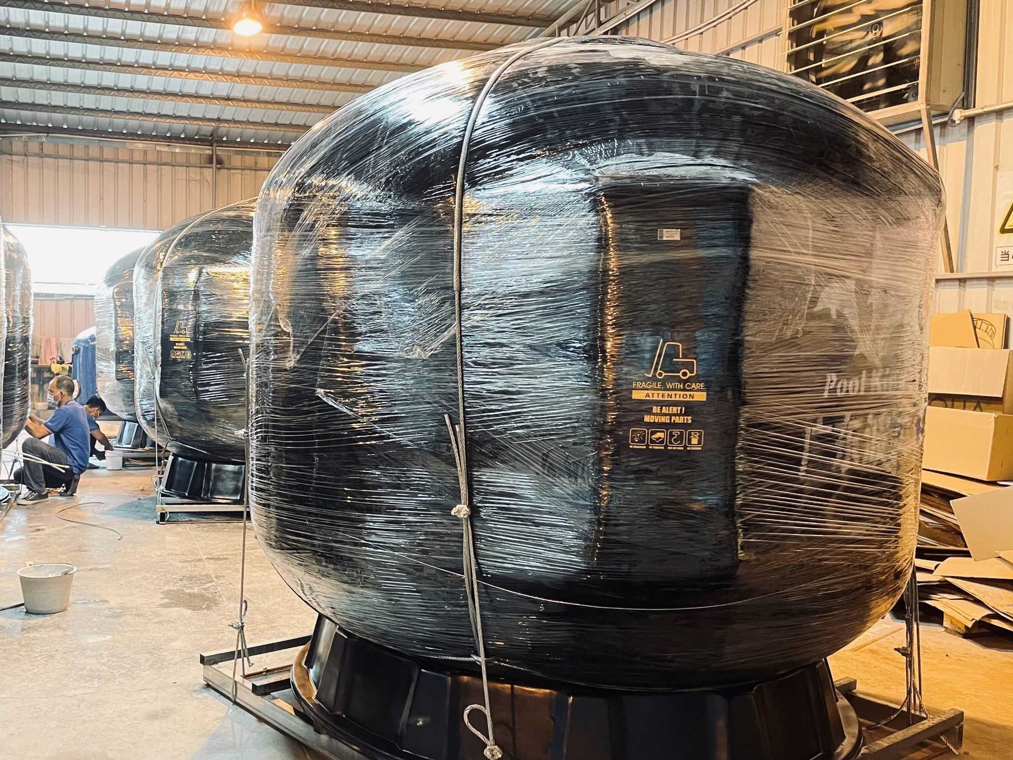 مرشحات الرمل التجارية من Poolking في أتلانتس سانيا 5