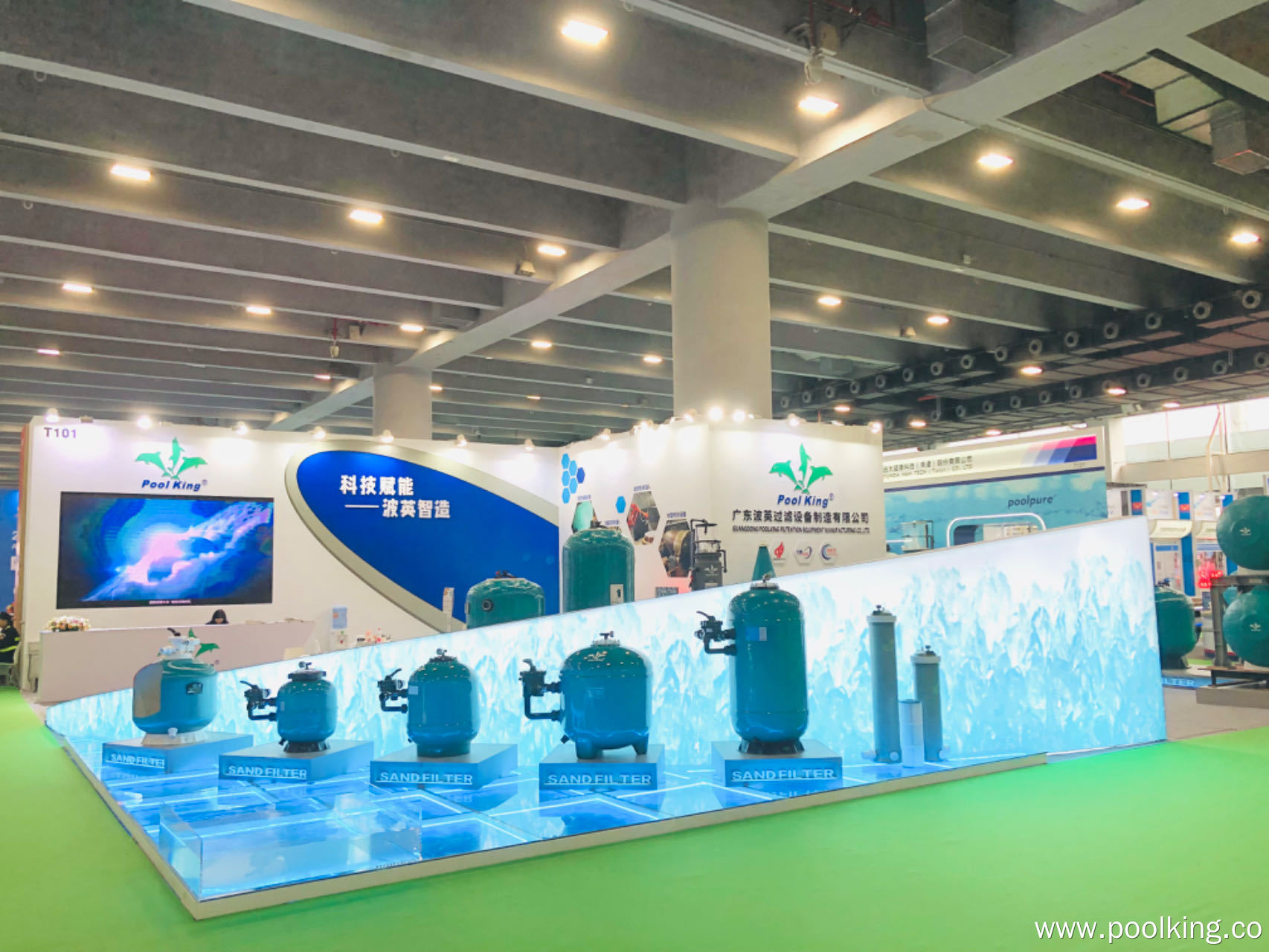 Inovativní image PoolKing na 19. ročníku Asia Pool & Lázeňská výstava 1