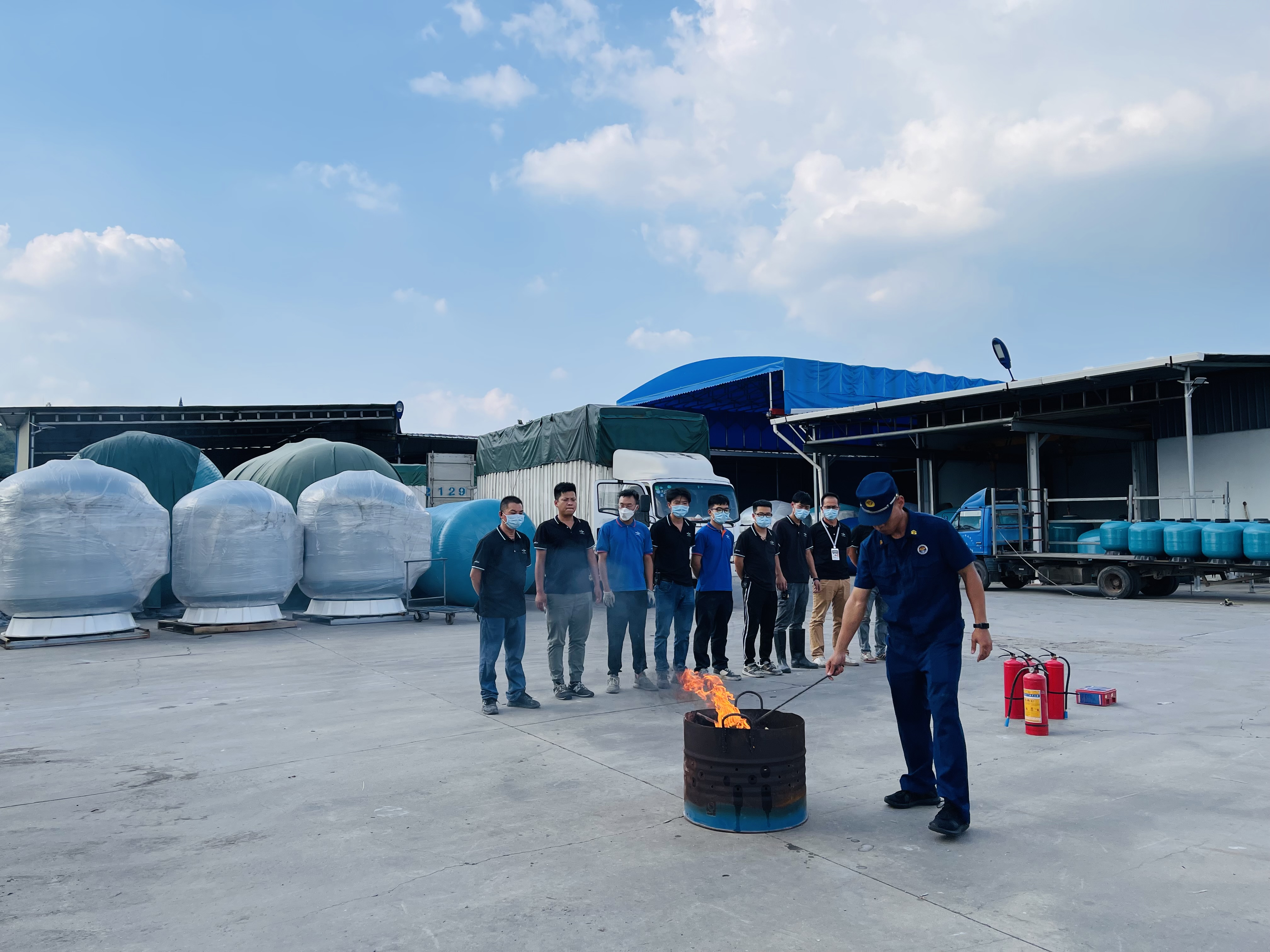 Pooking held a Fire Safety training 1