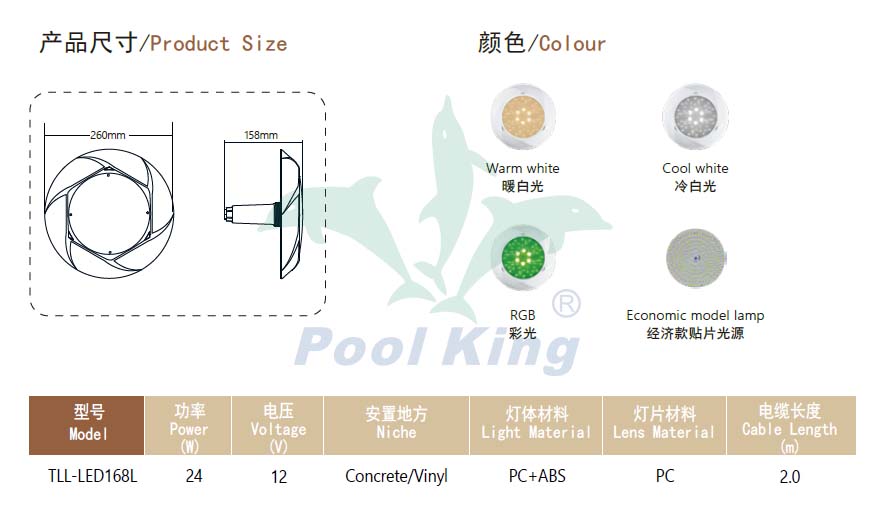 Poolking'in yeni LED ışık-TLL modeli 1