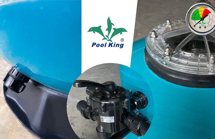 Poolking navrhuje super kvalitní laminovaný hloubkový pískový filtr pro vaše bazény 1