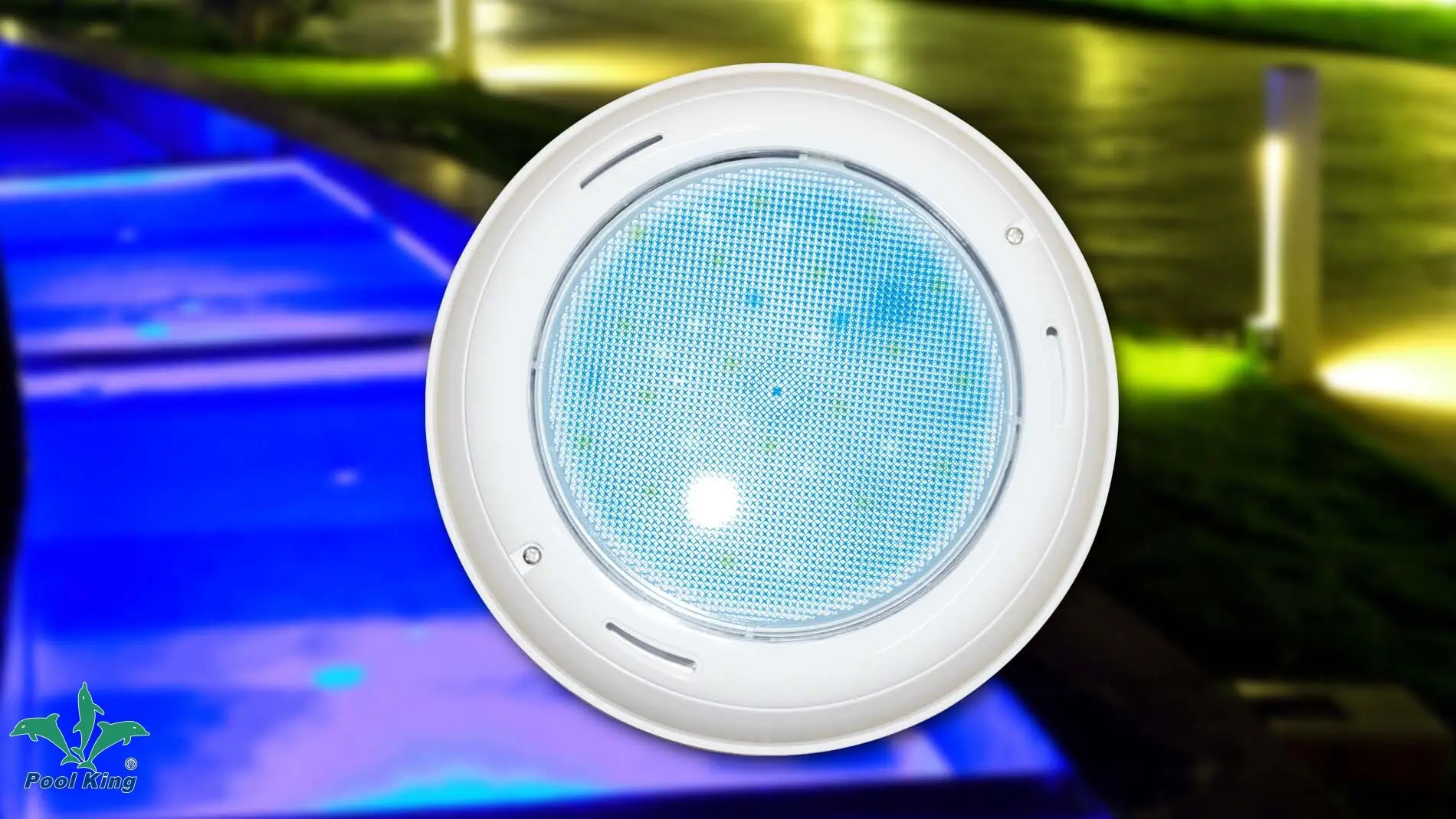 Custom pool skimmer led light suppliers | Poolking 1