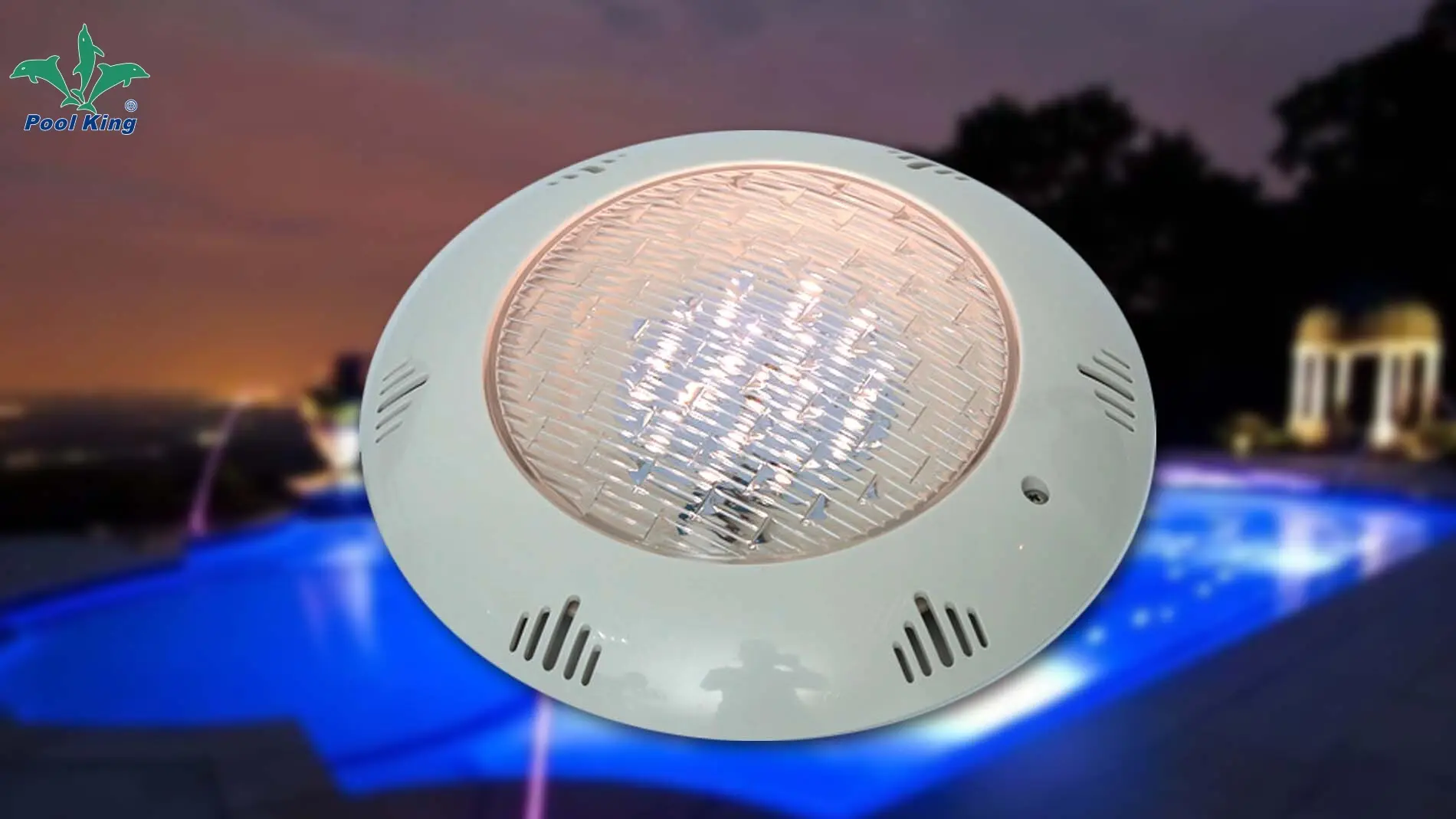 Custom 16 colors submersible led pool lights company Manufacturer | Poolking 1