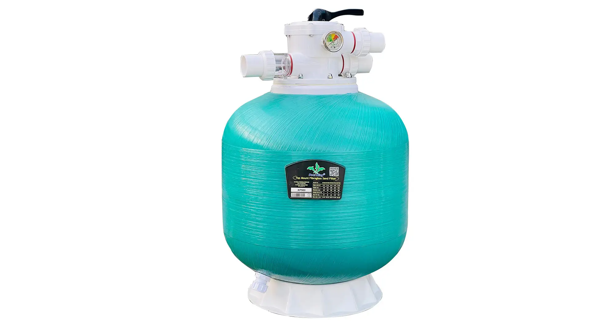 Filtro a sabbia Poolking in fibra di vetro da 400 a 1400 mm per piscine da villa 1